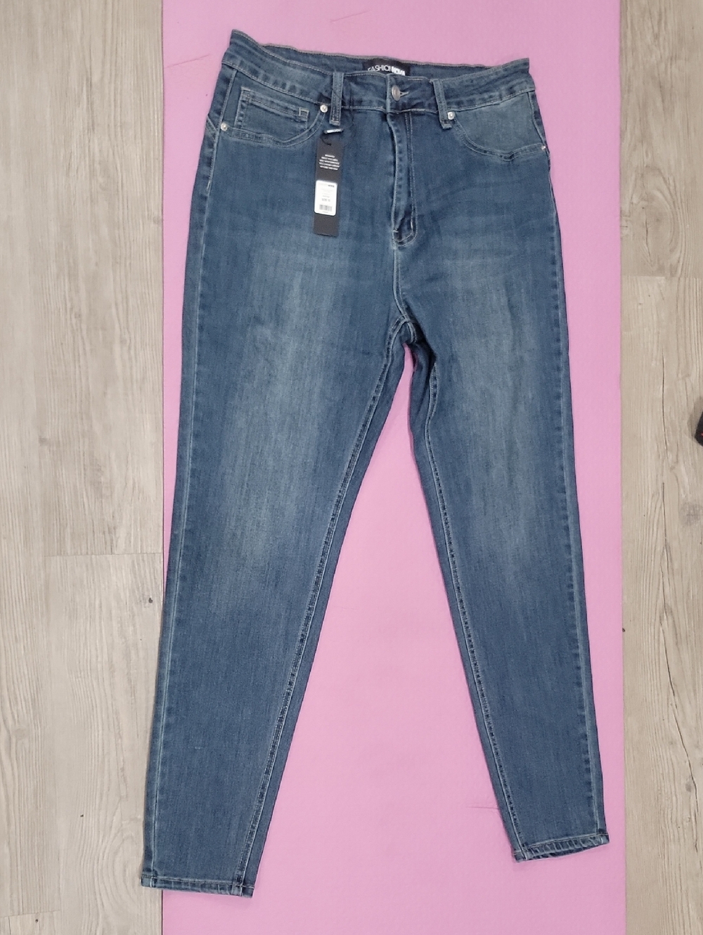 Women’s Blue High-Rise Skinny Jeans